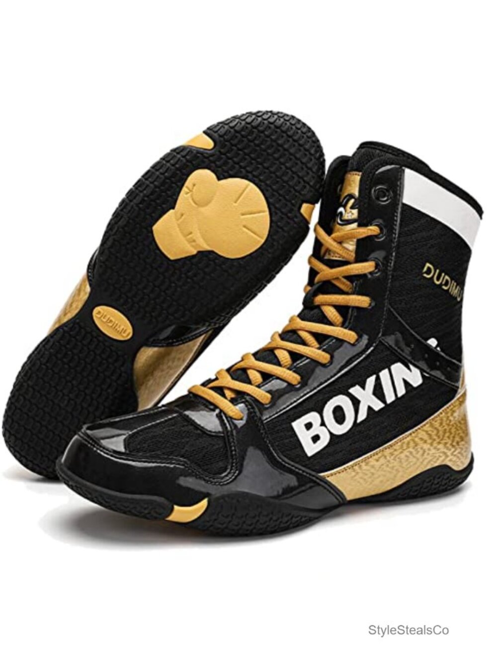 Boxing Shoes High Top Wrestling Training Boots Non Slip